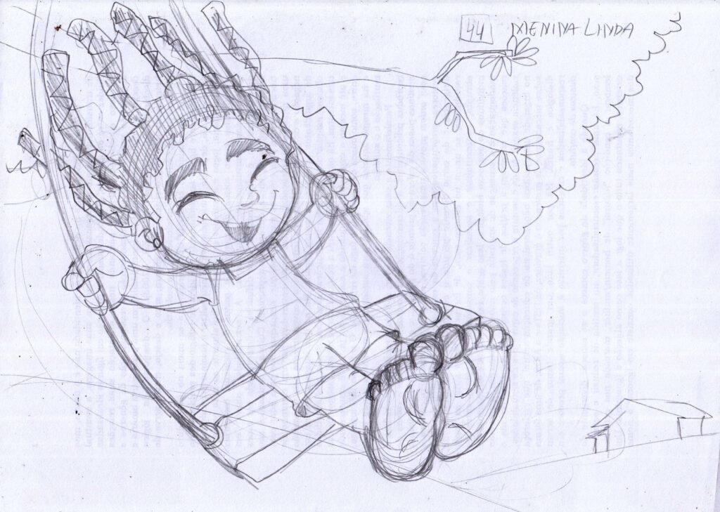 Esçoço de ilustração infantil