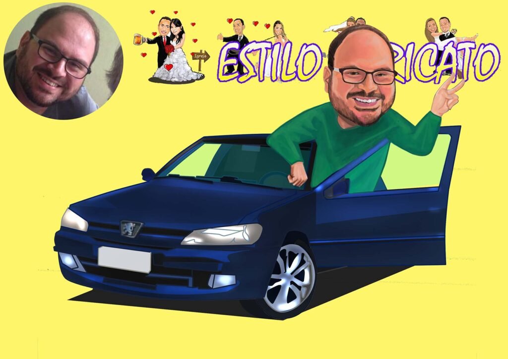 Dia dos Namorados - Caricatura