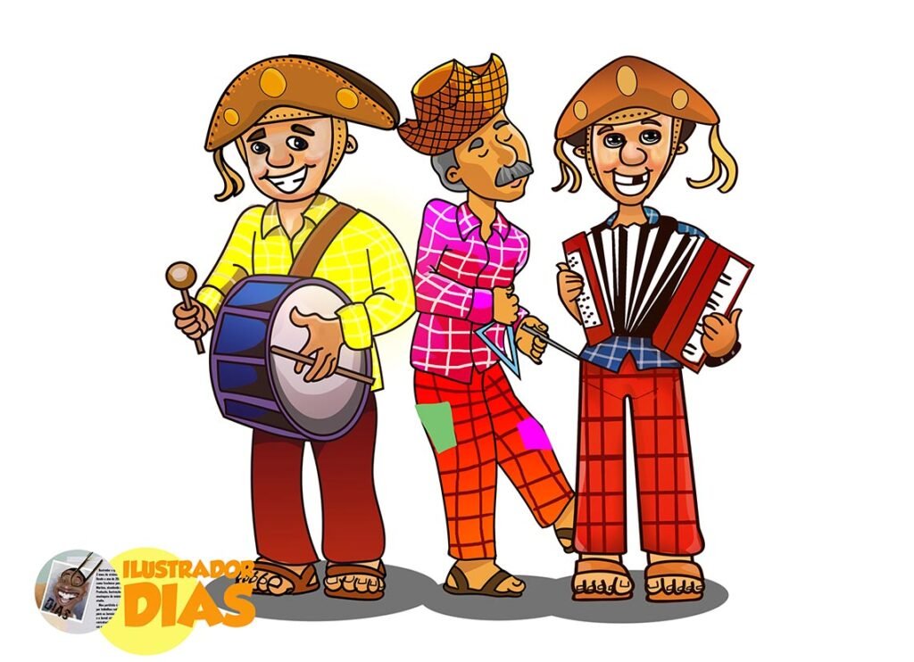 Festa Junina - Ilustração de Banda