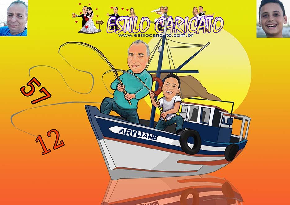 Dia dos Pais- Caricatura