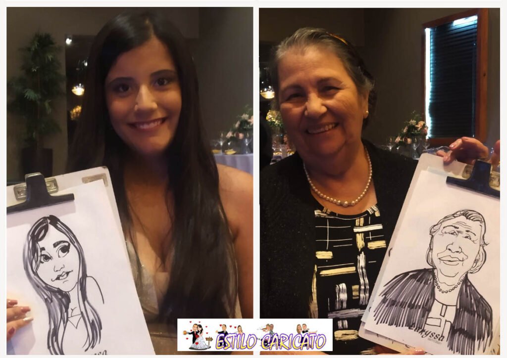 Caricatura ao vivo em Nova Iguaçu