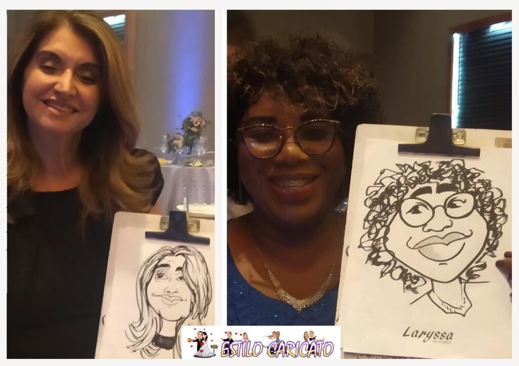 Caricatura ao vivo em Nova Iguaçu