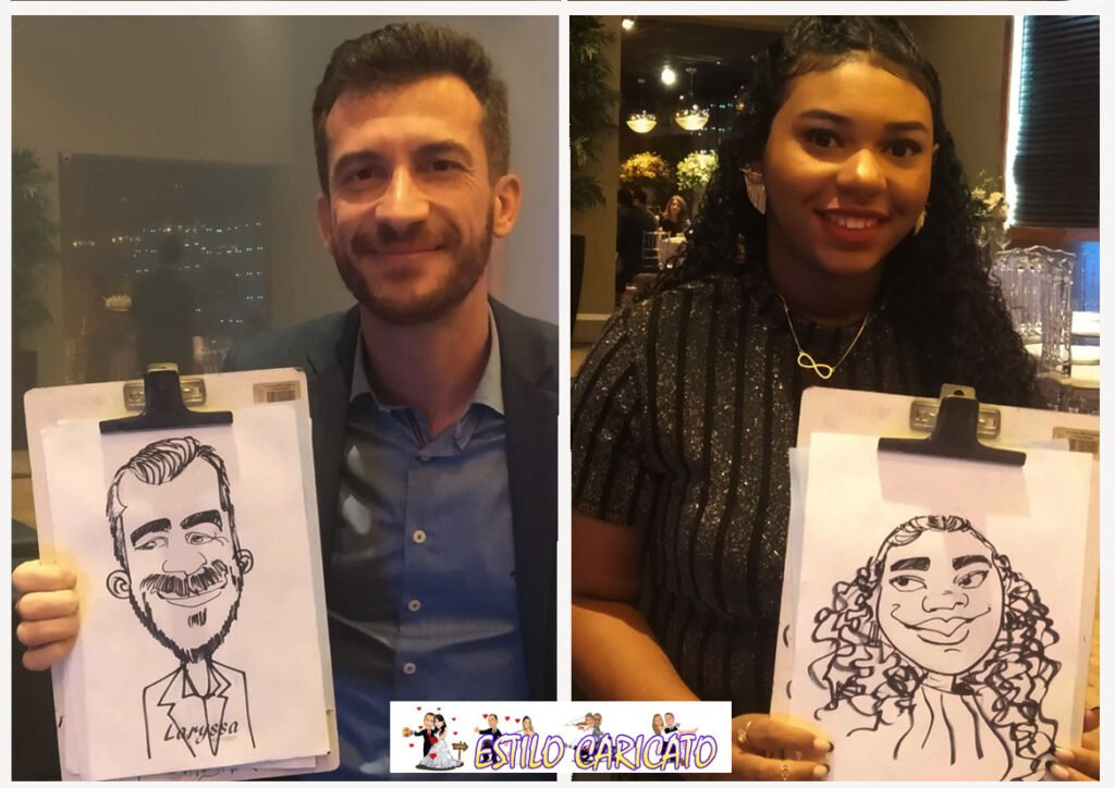 Caricatura ao vivo em Nova Iguaçu