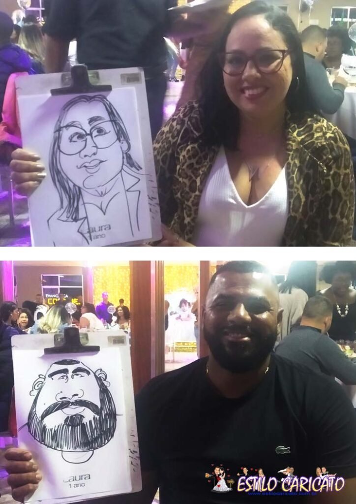 Caricatura ao vivo em Santa Luzia-RJ