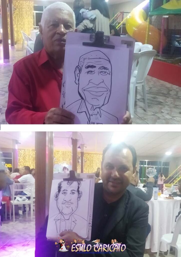 Caricatura ao vivo em Santa Luzia-RJ