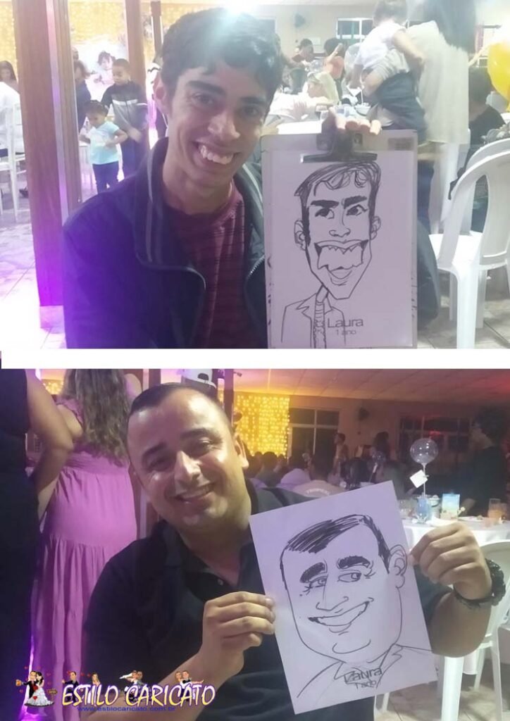 Caricatura ao vivo em Santa Luzia-RJ