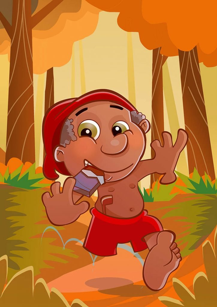 Ilustração do Saci Pererê