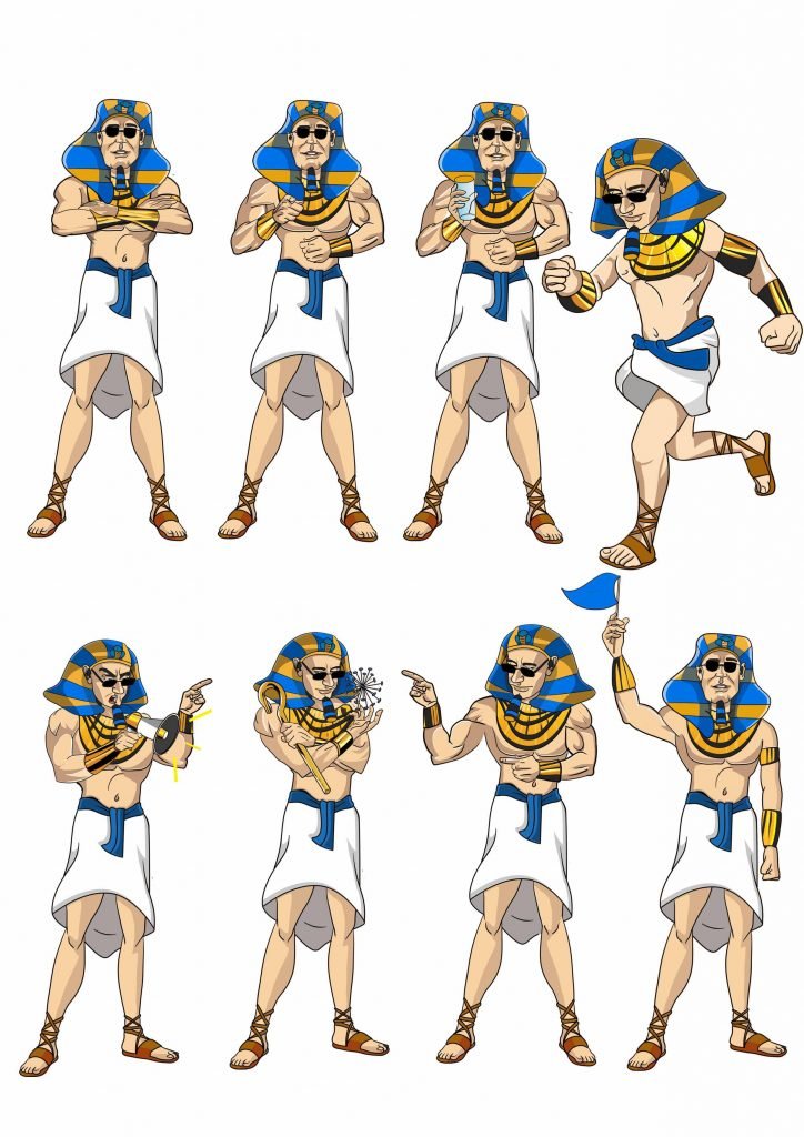 Ilustrações de faraó