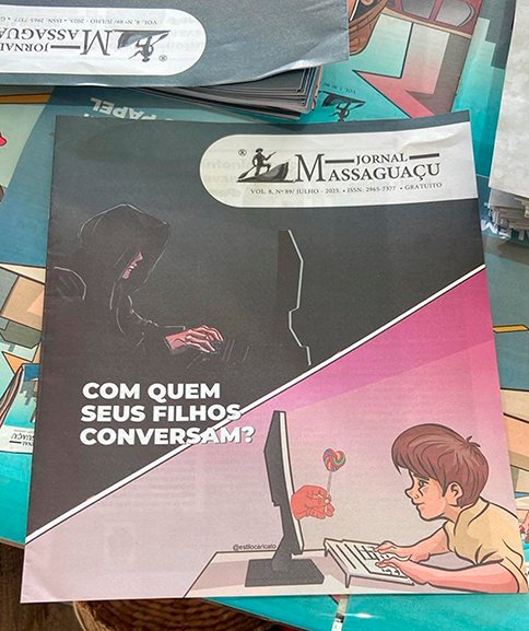 Ilustração: pedofilia na internet!
