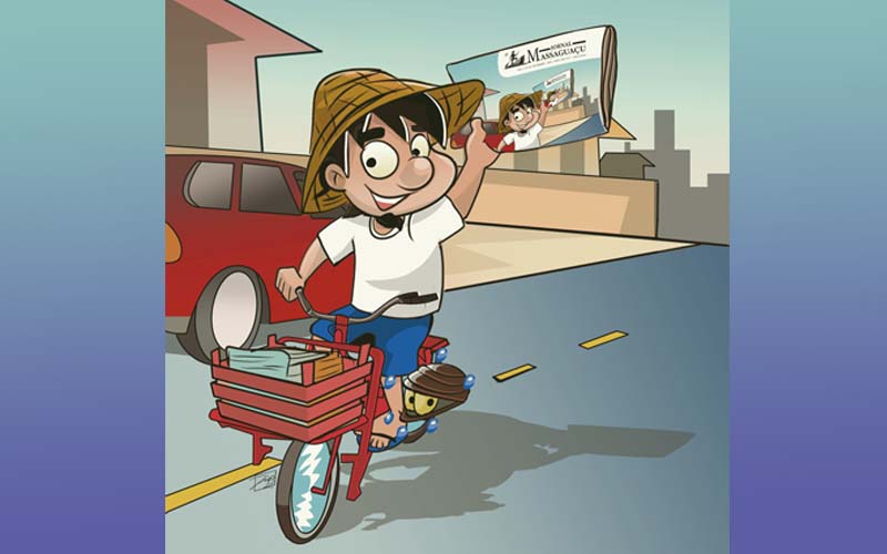 Ilustração para capa de Jornal cultural