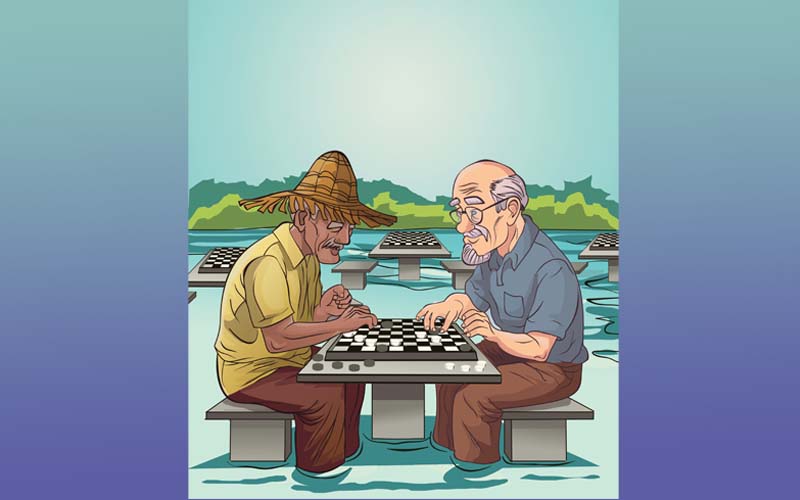 Ilustração para capa de jornal