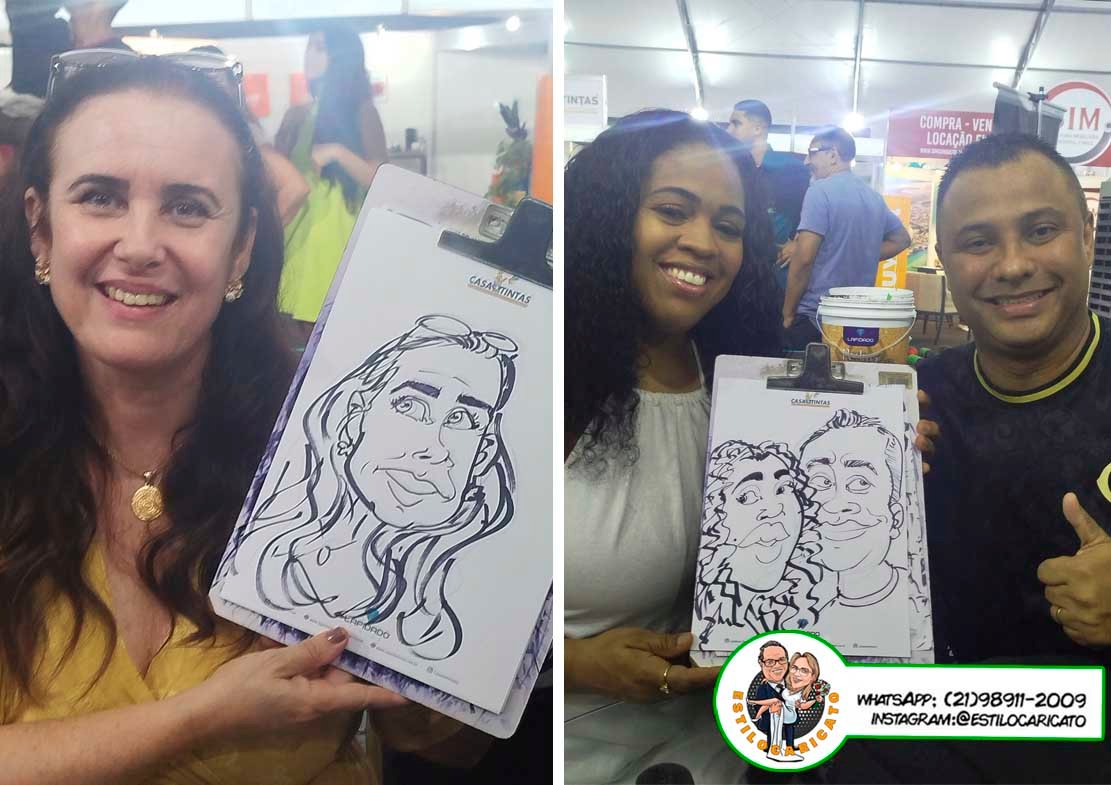 Feira + Forte: Caricatura ao vivo em Feira