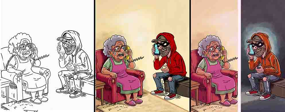 Ilustração para o Jornal Massaguaçu